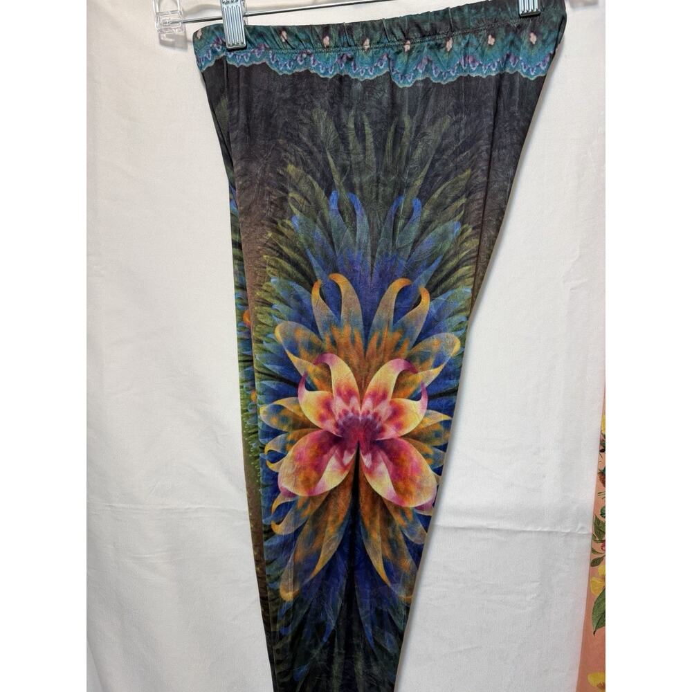 Emma Rose Stretchy Leggings Bundle Sz S/M Vibrant Abstract Floral Festival Boho - Picture 5 of 11